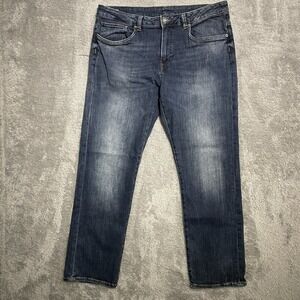 Buffalo David Bitton Jeans Mens Size 38x32 Straight Six We Are Denim‎ Authentic